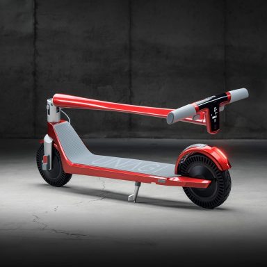 Foldable red Unagi Model One
